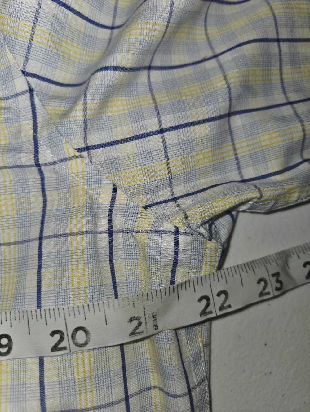 Banana Republic plaid 100% cotton slim fit button-up